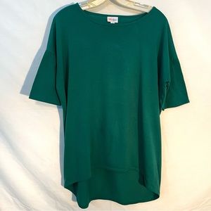 LuLaRoe Irma Shirt Kelly Green Size Small